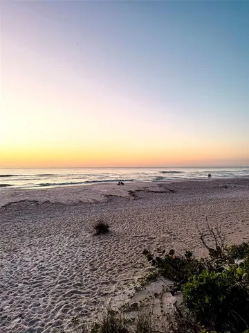 a view of an ocean beach