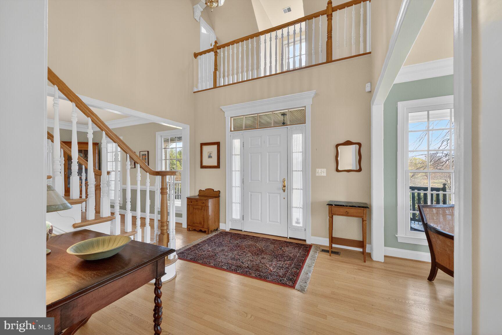 15371 Limestone School Road Leesburg, VA 20176 - Photo 17 of 54 Inviting foyer with elegant staircase.