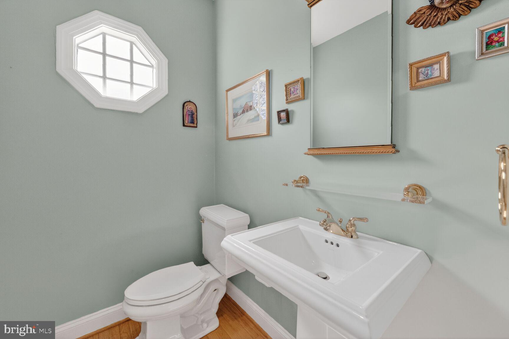 15371 Limestone School Road Leesburg, VA 20176 - Photo 25 of 54 Charming powder room with elegant accents.