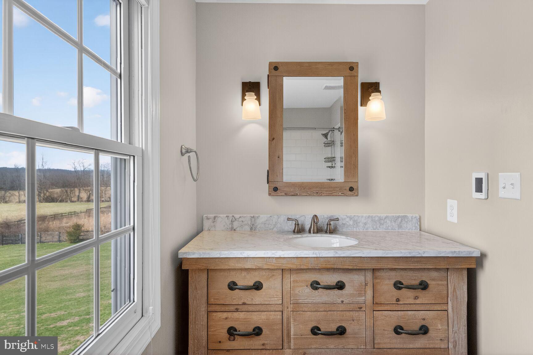 15371 Limestone School Road Leesburg, VA 20176 - Photo 33 of 54 Charming bathroom with scenic views.