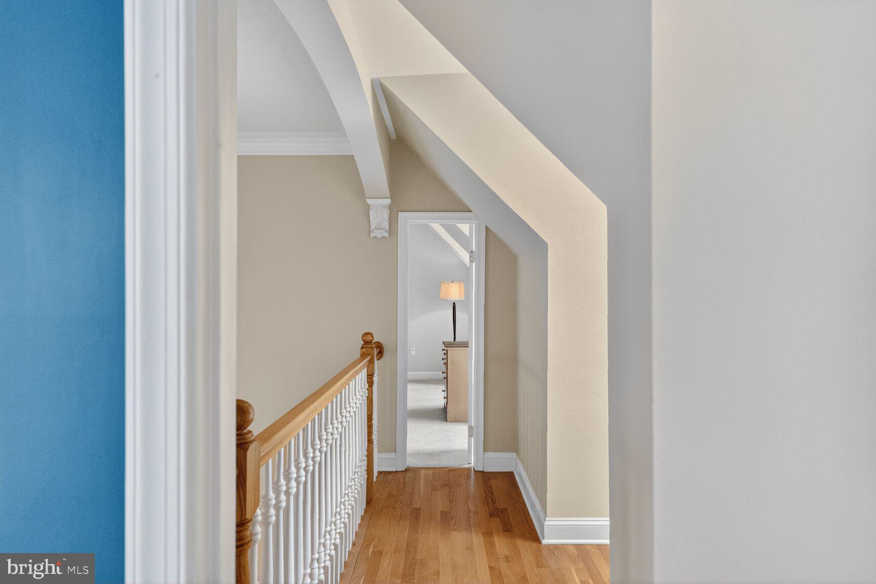 15371 Limestone School Road Leesburg, VA 20176 - Photo 45 of 54 Charming hallway with elegant angles.
