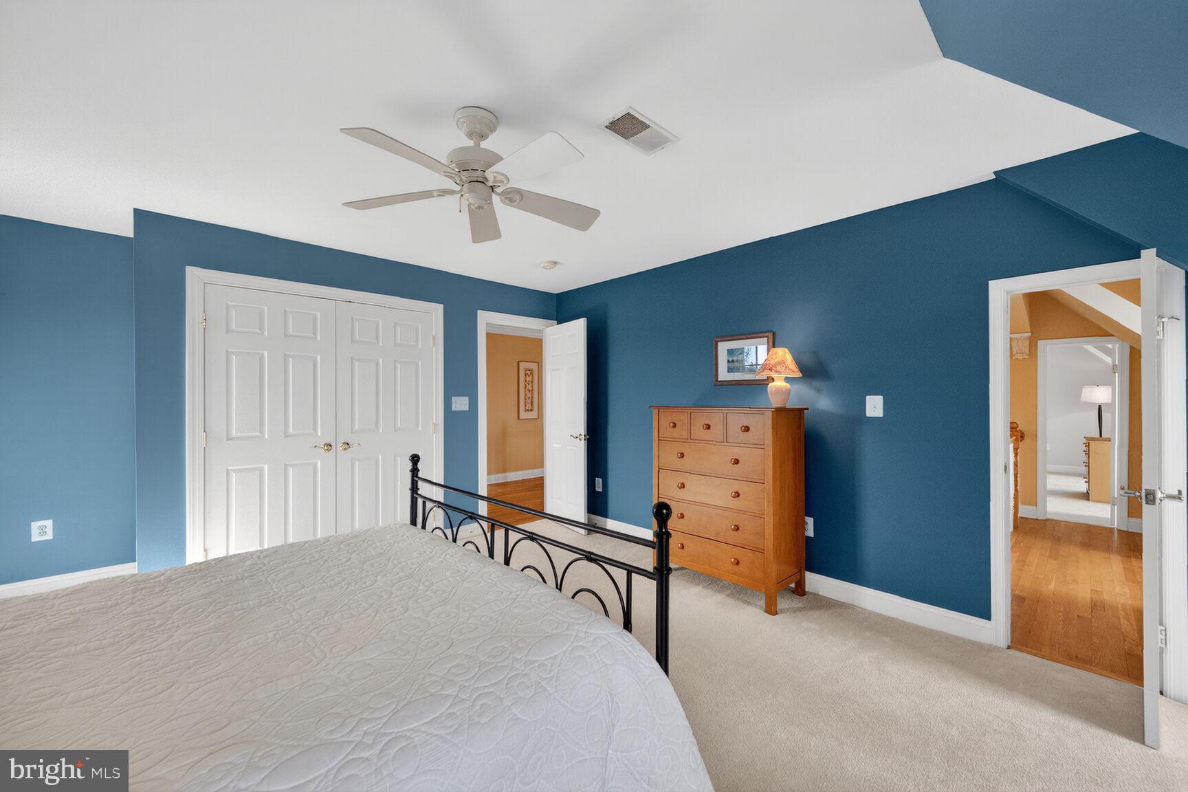 15371 Limestone School Road Leesburg, VA 20176 - Photo 46 of 54 Serene blue-hued bedroom retreat.