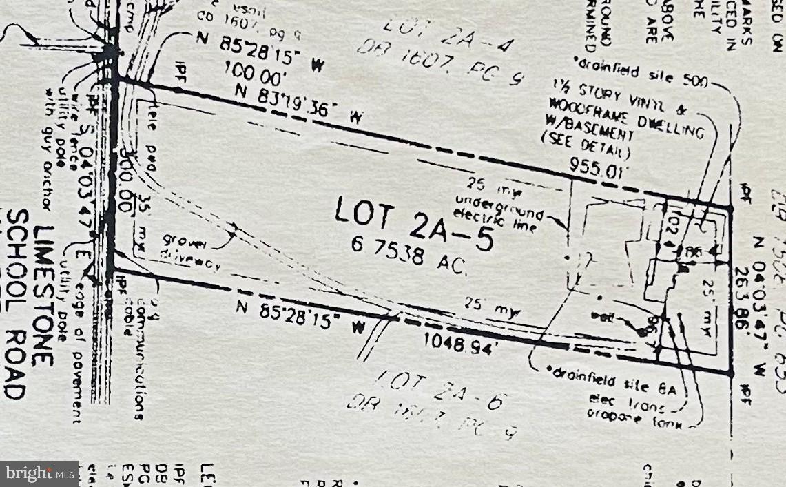 15371 Limestone School Road Leesburg, VA 20176 - Photo 55 of 71 Property Survey Map of Lot 2A-5
