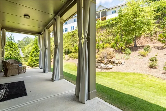 a view of ocean from a window