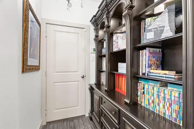 a view of a balcony with street