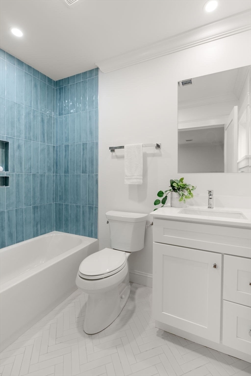 82 Deer Path Lane Weston, MA 02493 - Photo 35 of 42 a bathroom with a sink a toilet a mirror and shower