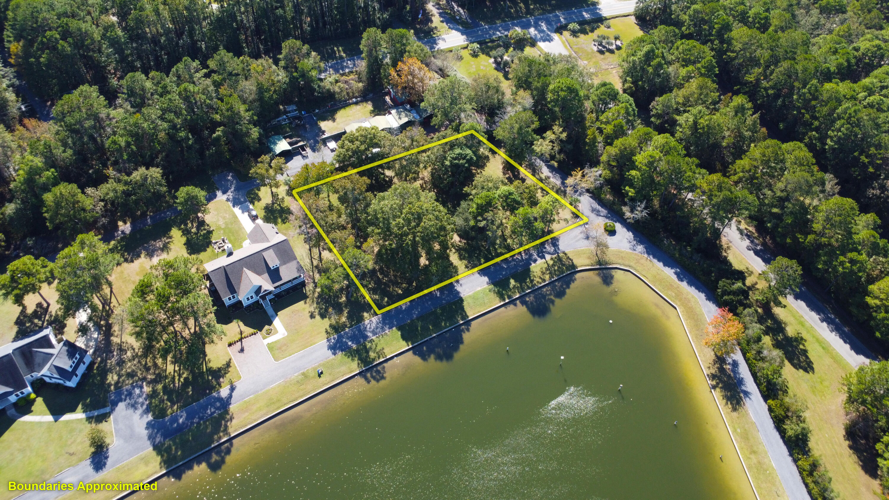 5331 Angelica Circle Awendaw, SC 29429 - Photo 3 of 34 1-Aerial with Lake