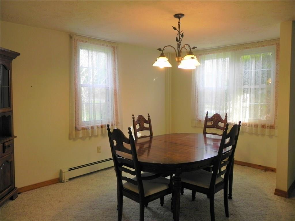 The dining room has great natural light!