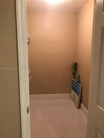 a view of empty room