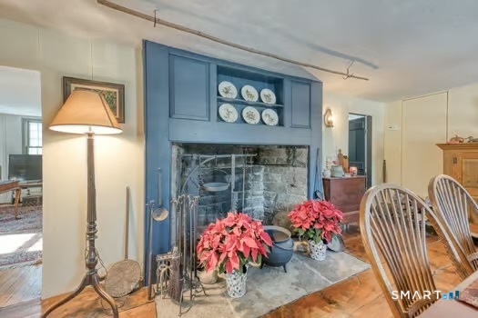 59 Hidden Lake Road Haddam, CT 06441 - Photo 11 of 40 Feather edge board and built in cupboard over the fireplace ...