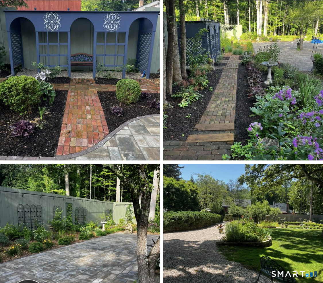 59 Hidden Lake Road Haddam, CT 06441 - Photo 9 of 40 Wandering pathways wind their way through the fabulous gardens ... a feast for the eye !