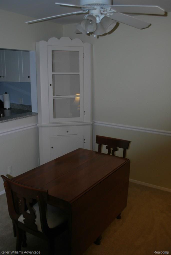 1434 West Webster Road, Unit 2 Royal Oak, MI 48073 - Photo 11 of 16 DINING ROOM/ BUILT IN CHINA CABINET