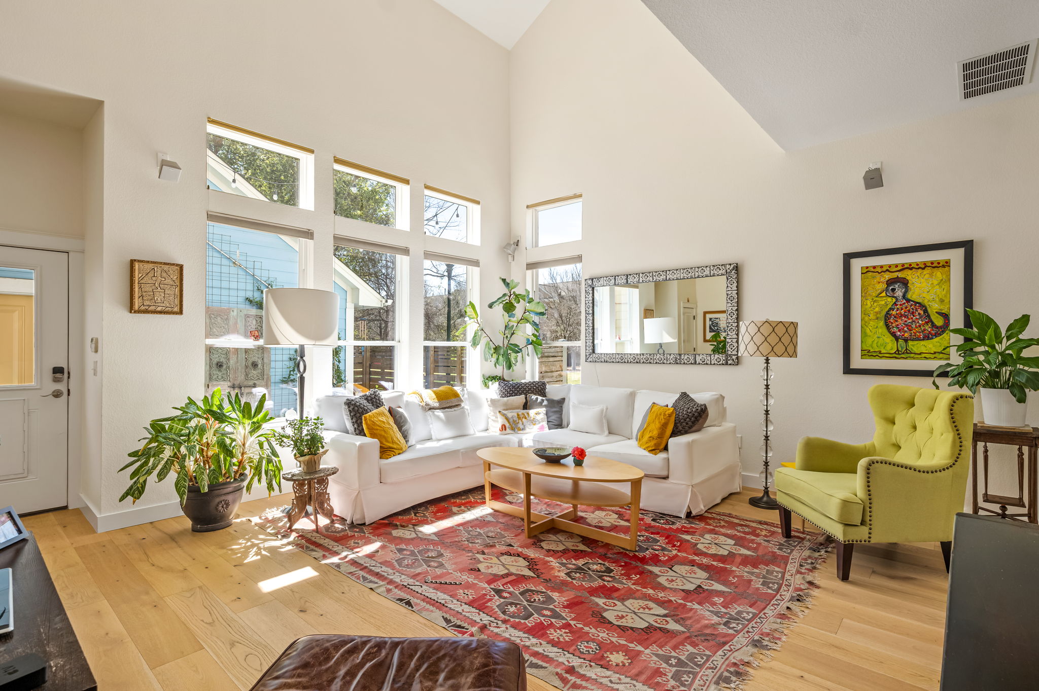 2201 Zach Scott Street Austin, TX 78723 - Photo 1 of 1 a living room with patio furniture and a potted plant