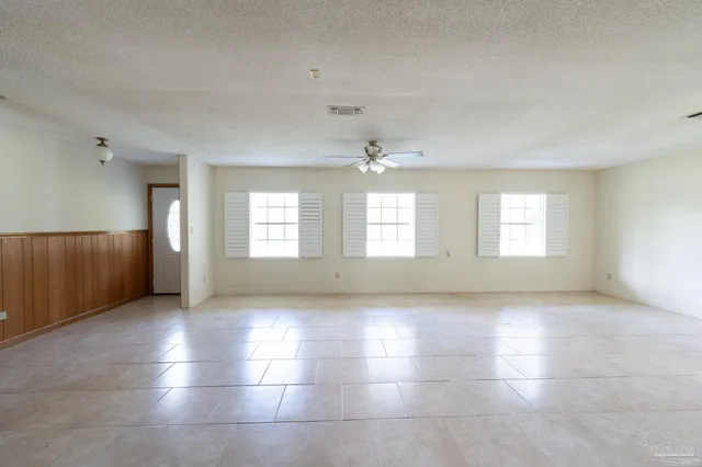 a view of a house with a patio