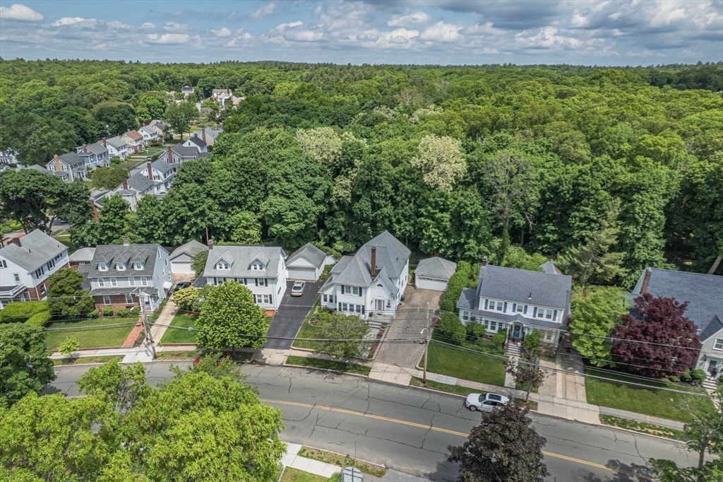 223 Lawrence Road Medford, MA 02155 - Photo 37 of 40 an aerial view of residential house with outdoor space