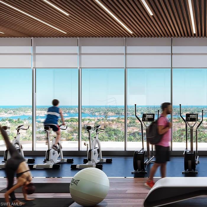 1925 Metropolitan Boulevard, Unit 706 Naples, FL 34104 - Photo 5 of 17 View of exercise room