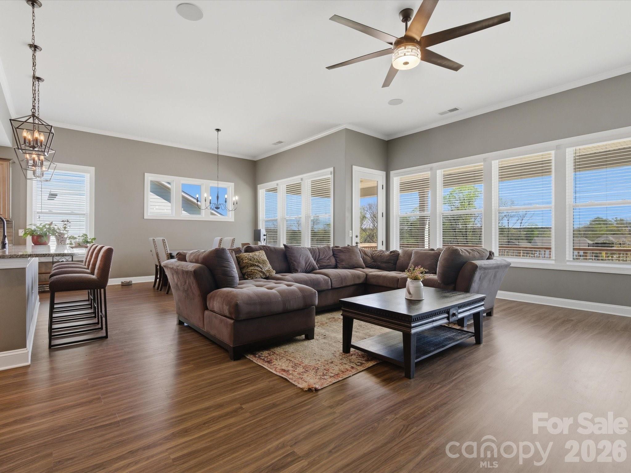 7004 Treetop Court York, SC 29745 - Photo 19 of 47 a living room with furniture and a large window
