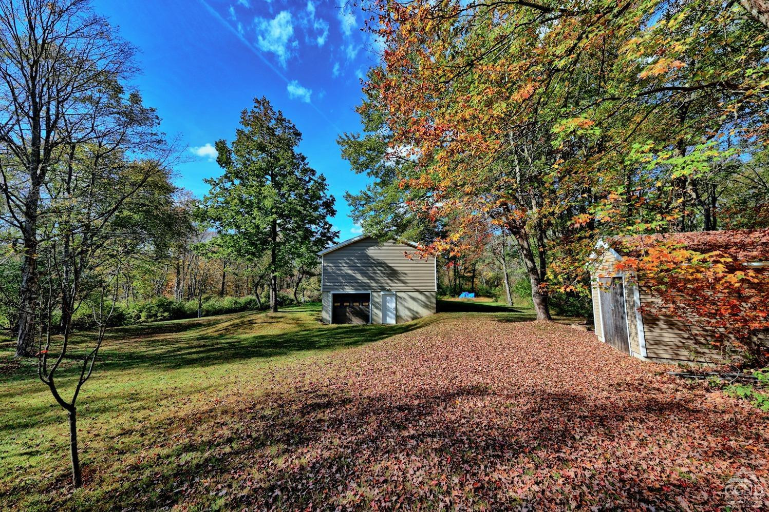 496 New Forge Road Ancram, NY 12502 - Photo 29 of 87 a view of a yard with plants and trees