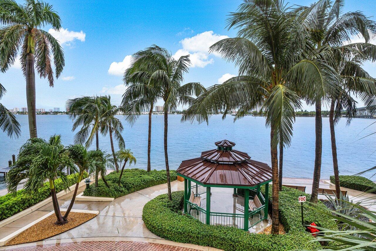 2650 Lake Shore Drive, Unit 703 Riviera Beach, FL 33404 - Photo 34 of 56 a view of outdoor space with palm trees