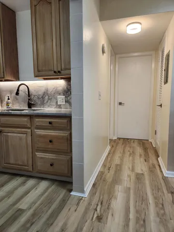 a view of swimming pool from a window