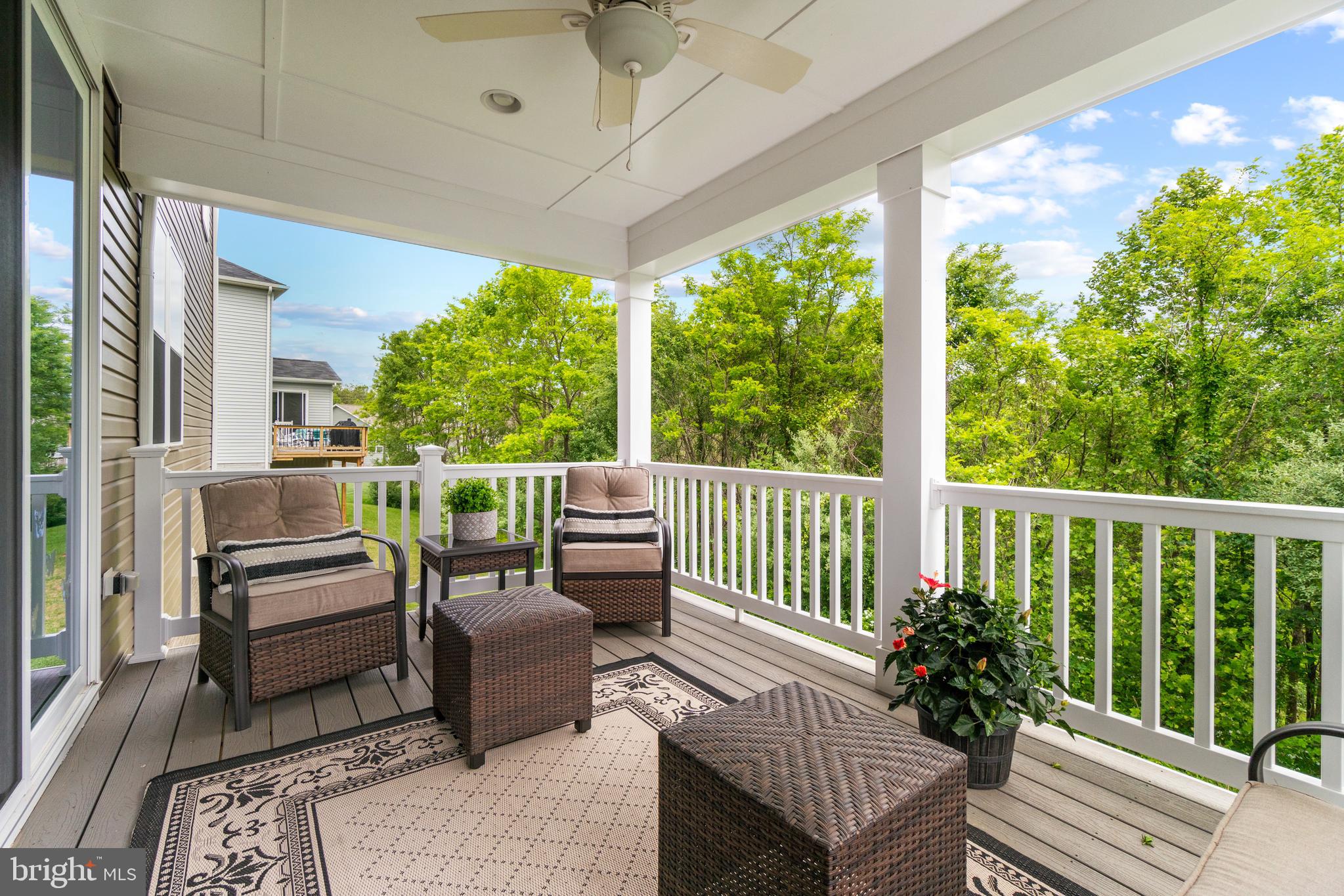 718 Saddlebrook Road Culpeper, VA 22701 - Photo 29 of 32 Gorgeous covered deck overlooking wooded area