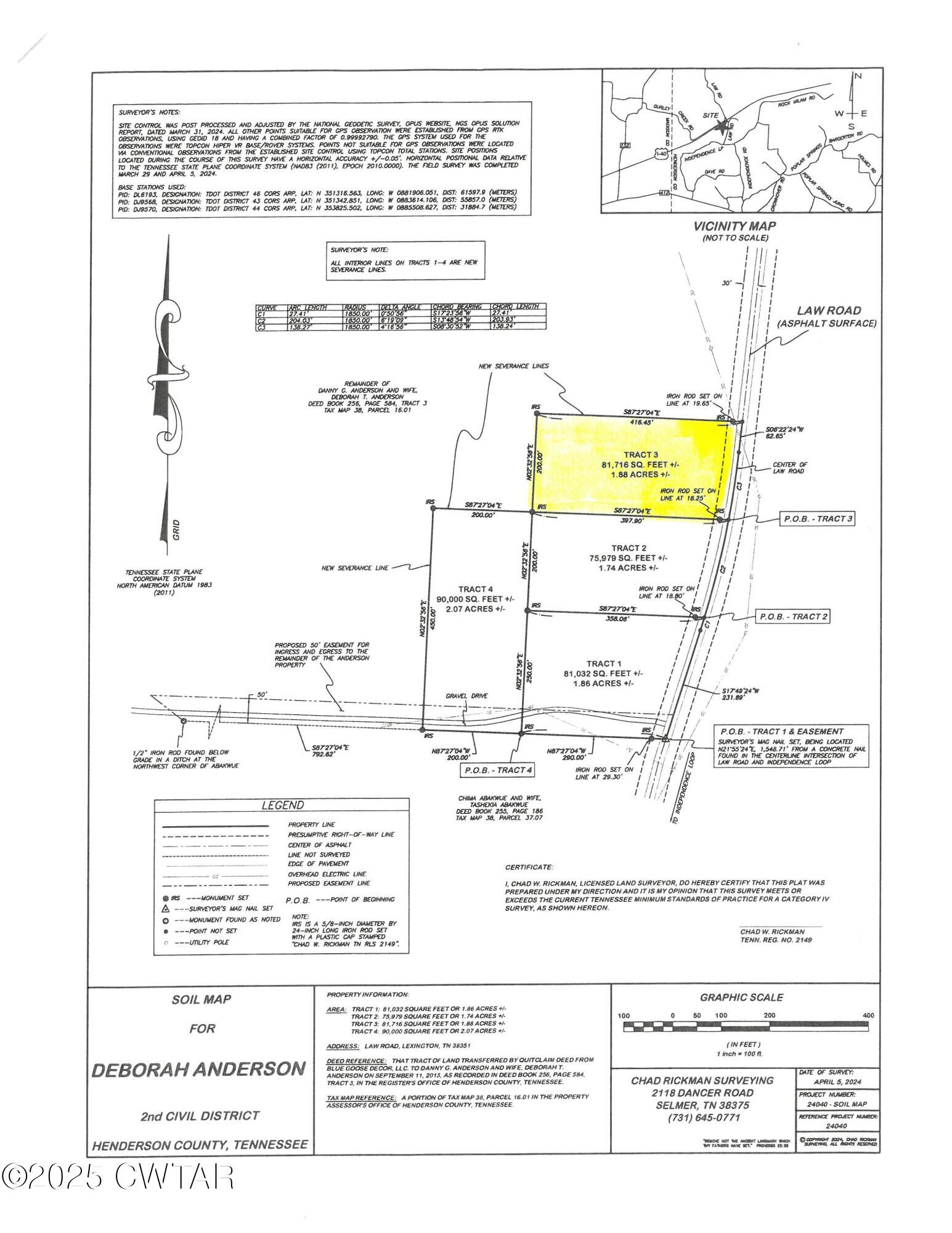 3 Law Road Lexington, TN 38351 - Photo 2 of 2 tract3