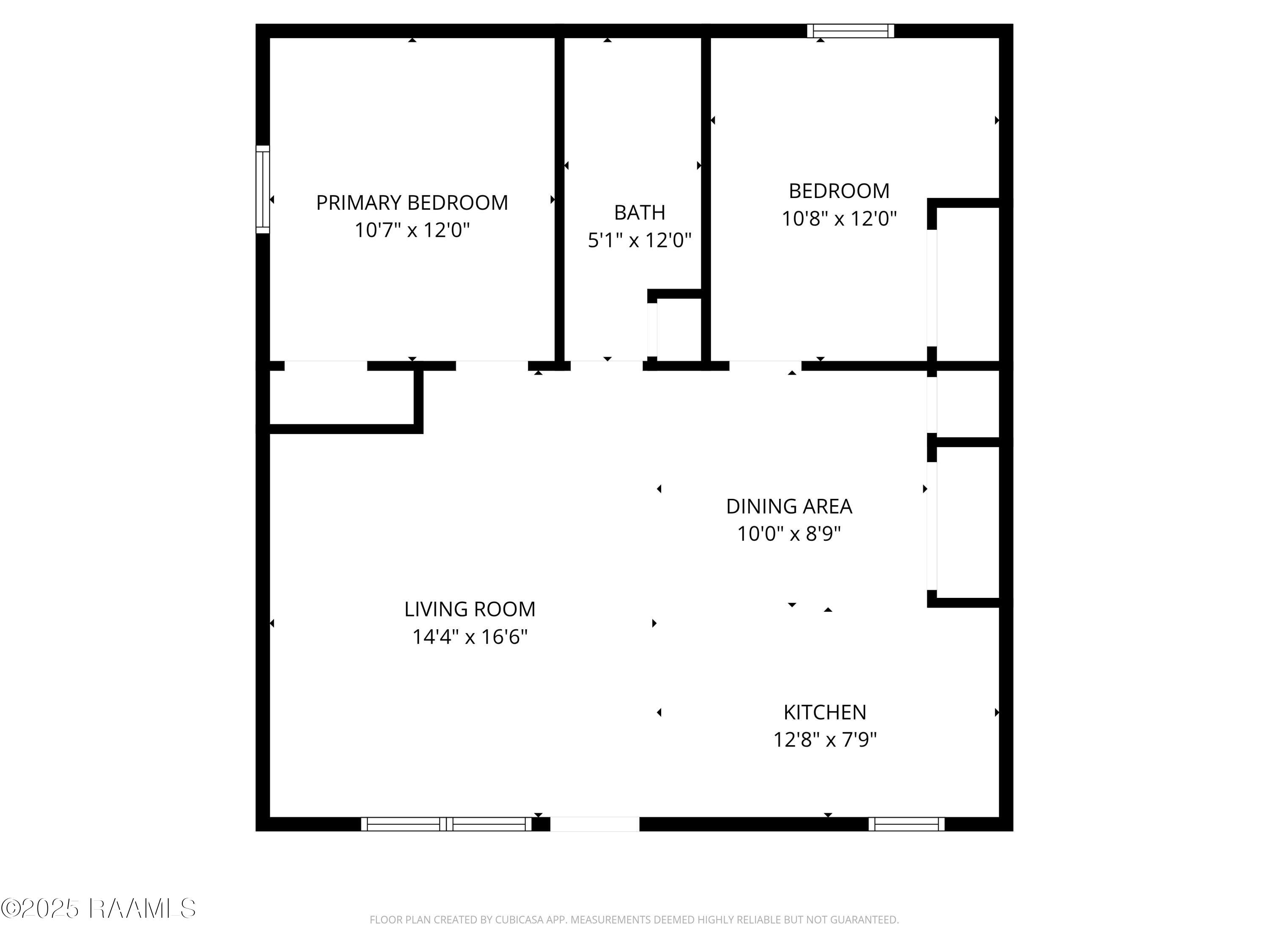 1205 A Alfred Street Scott, LA 70583 - Photo 10 of 10 2D Floor Plan for 1209 Alfred Street Sui