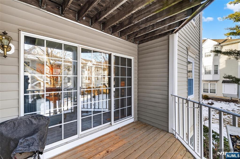 560 Holly Court Mahwah, NJ 07430 - Photo 29 of 33 a view of a balcony with wooden floor