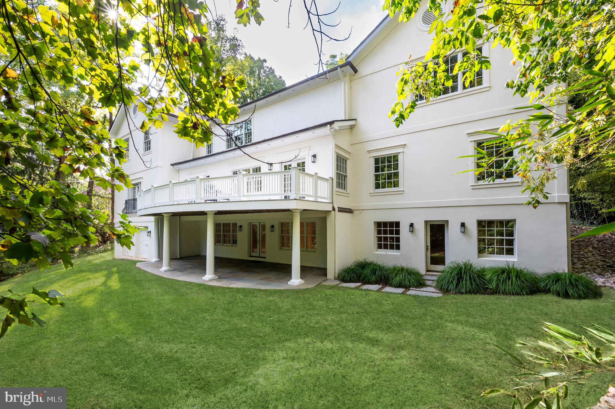 2913 University Terrace Northwest Washington, DC 20016 - Photo 46 of 46 a view of a house with a backyard
