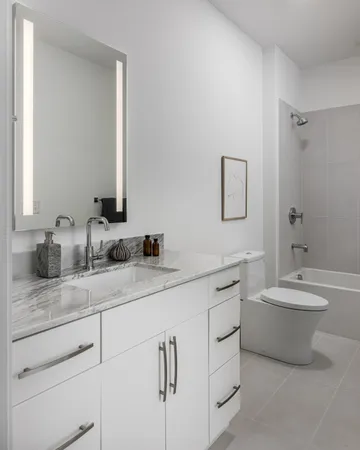 a close view of shower