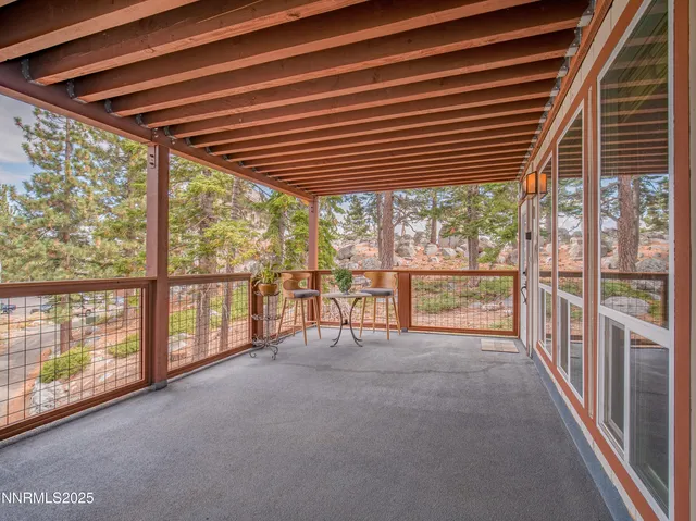 a view of a and mountain