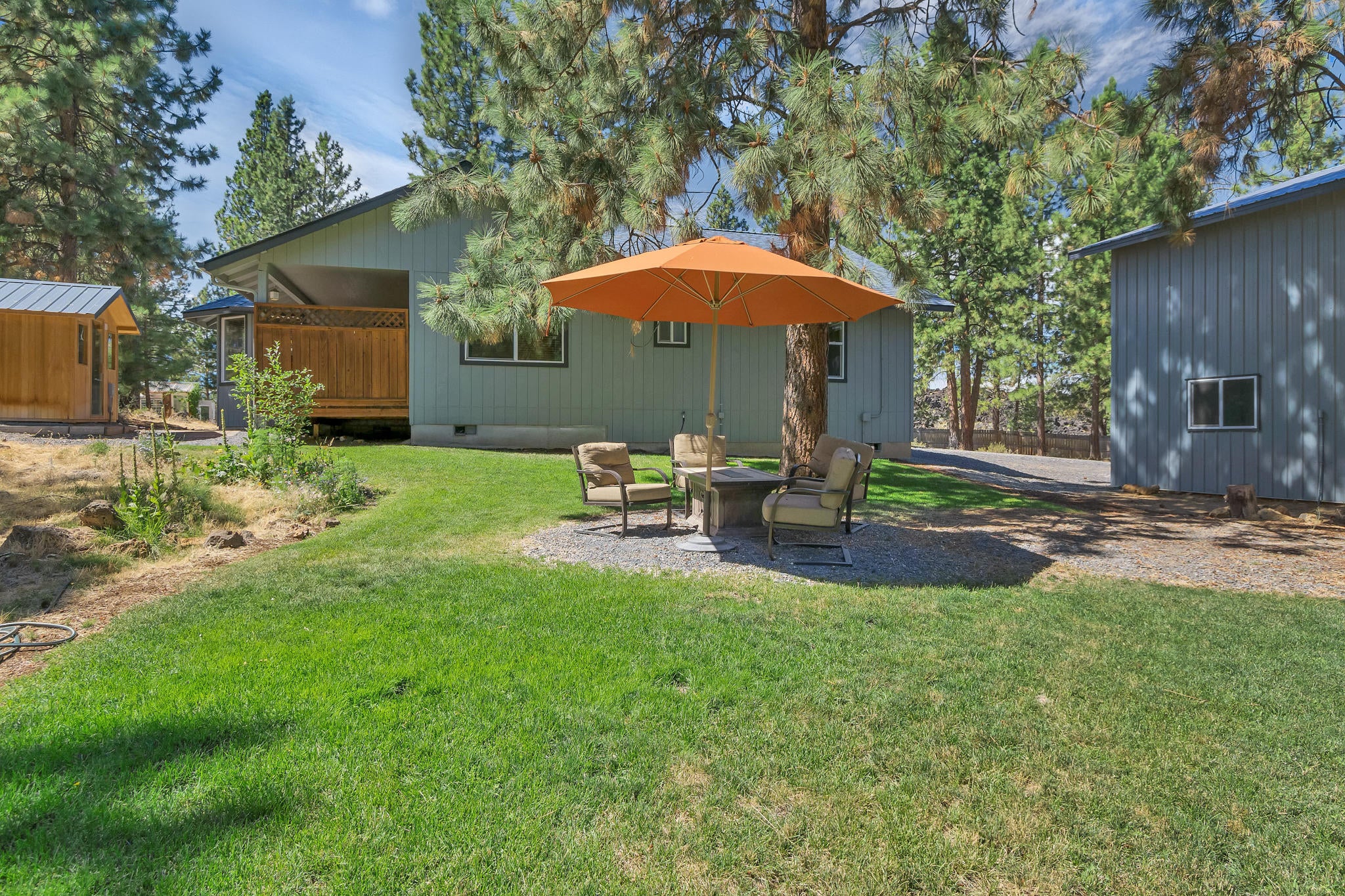 19323 Mohawk Road Bend, OR 97702 - Photo 19 of 22 landscaped outdoor seating area