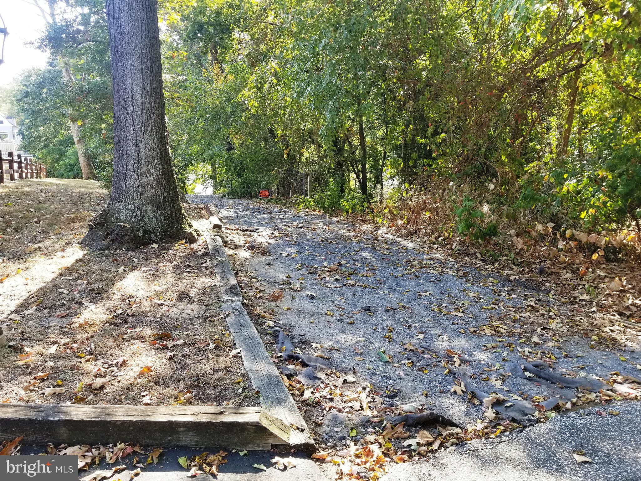 610 Riverside Drive Pasadena, MD 21122 - Photo 61 of 75 Private gravel lane to waterfront part of property