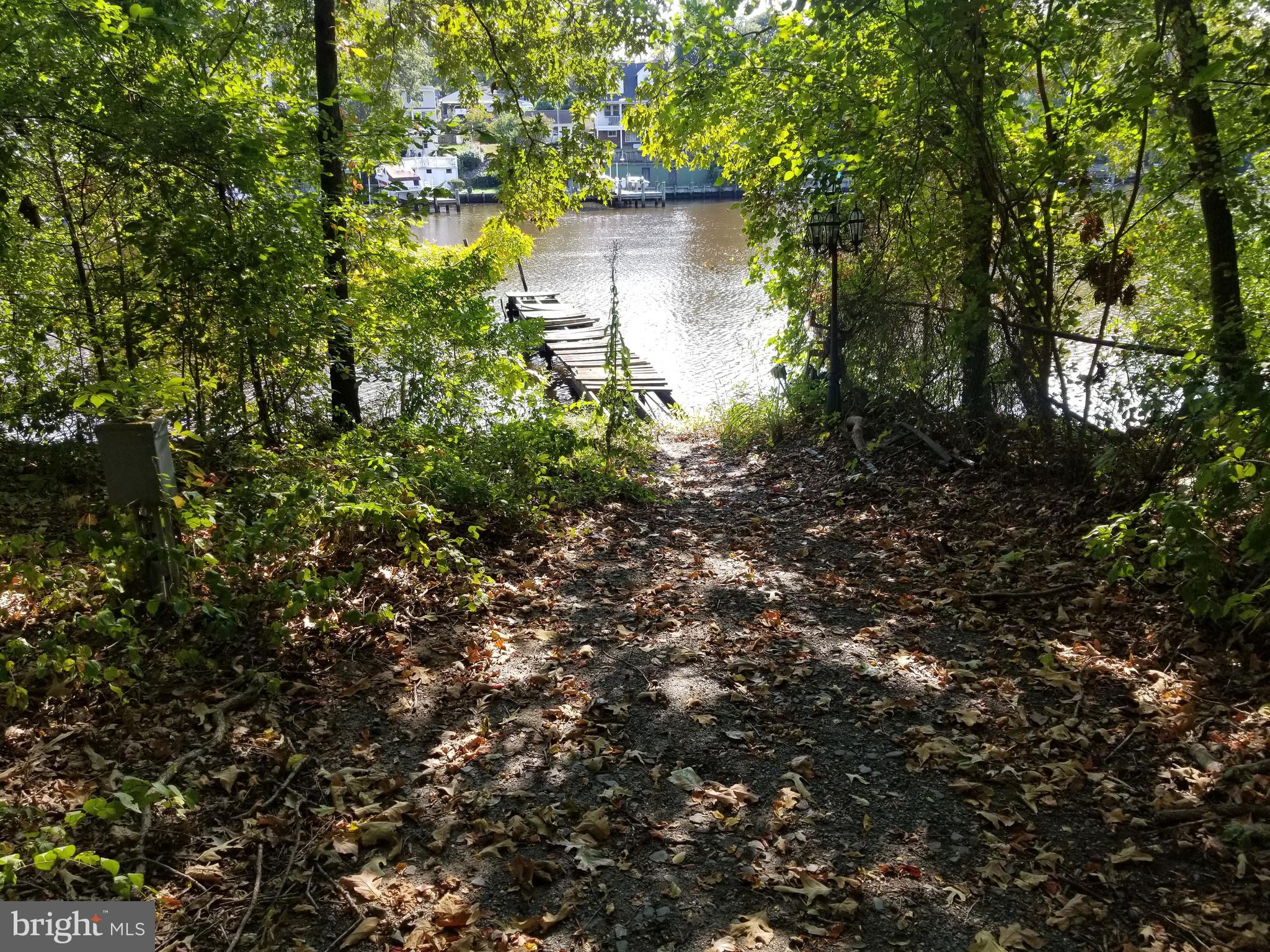 610 Riverside Drive Pasadena, MD 21122 - Photo 62 of 75 Looking at waterfront & pier - Cockey Creek