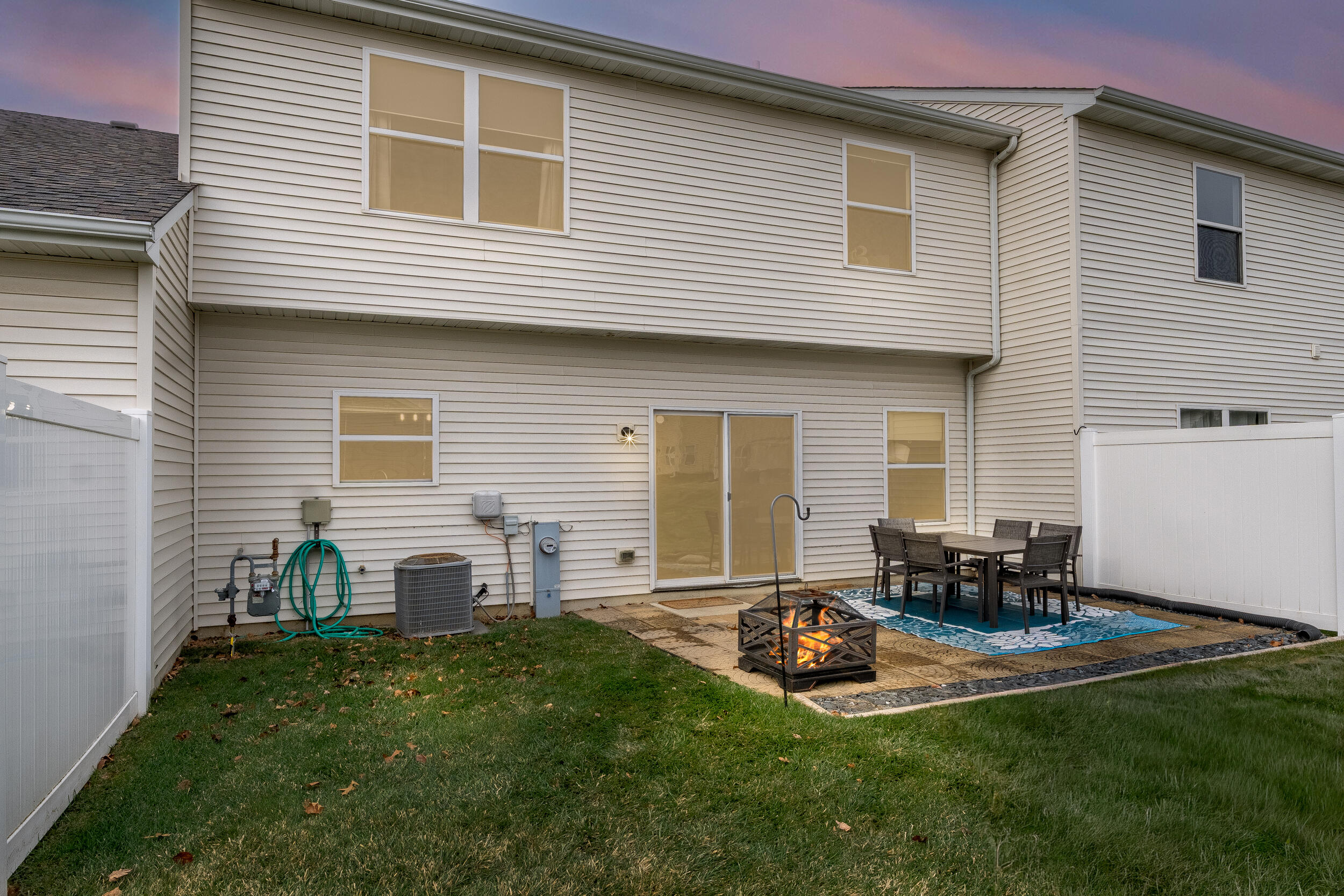 11165 Orange Street Crown Point, IN 46307 - Photo 32 of 33 a view of a backyard with sitting area