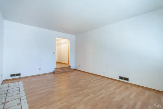 a view of an empty room