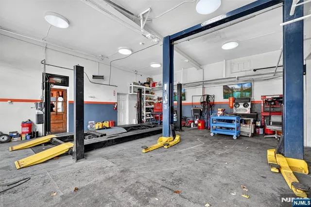 a cars parked in front of a building