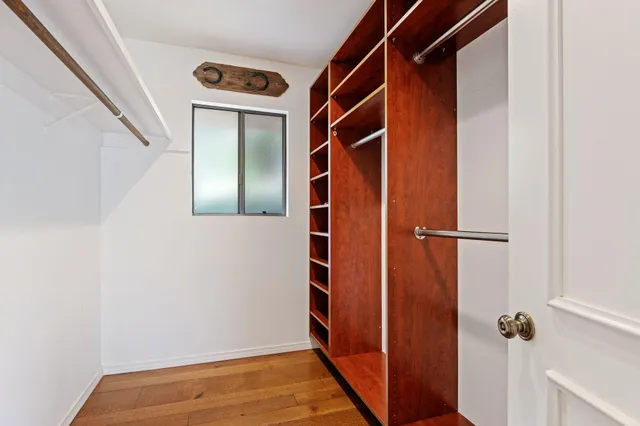 a view of walk in closet