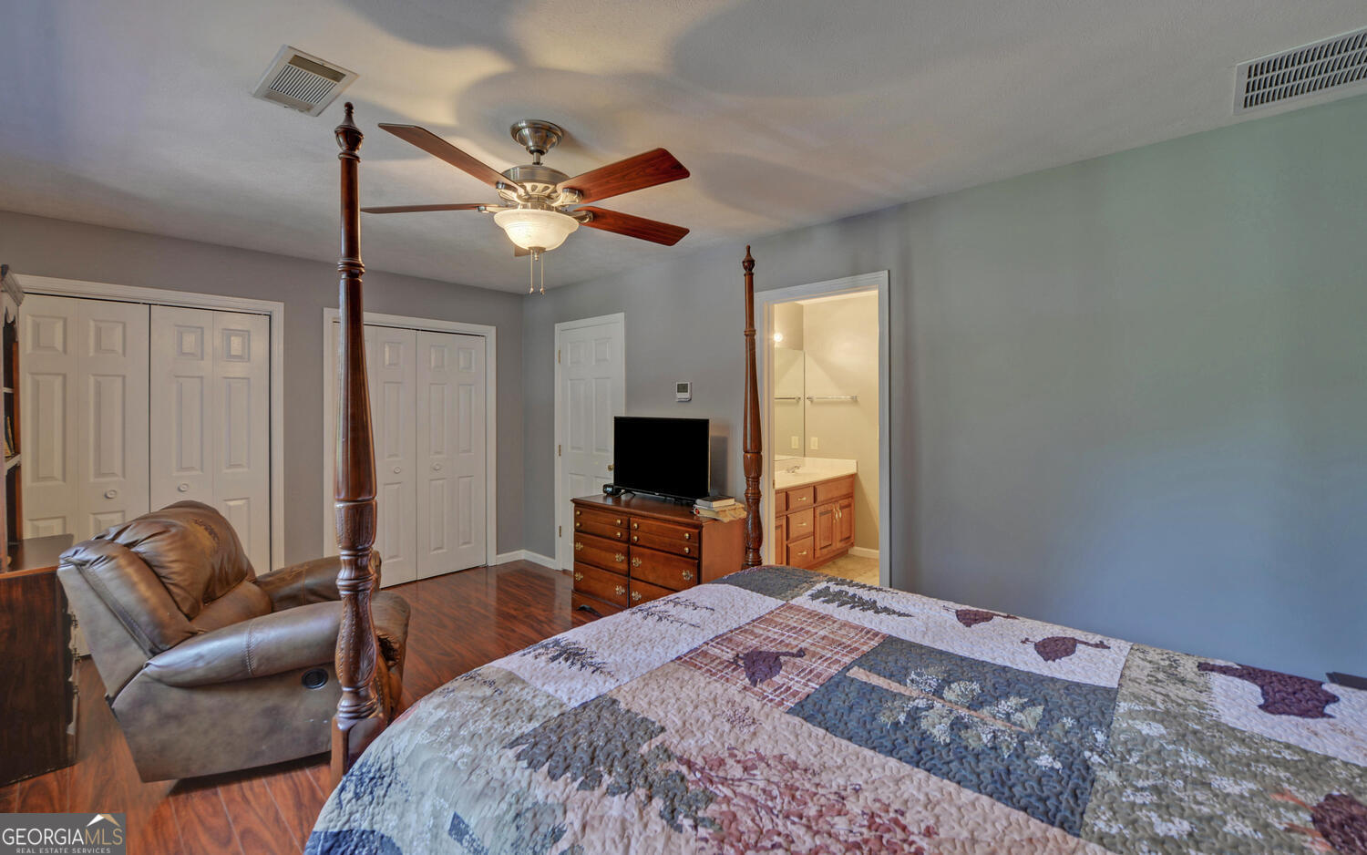 46 Cedar Ridge Drive Toccoa, GA 30577 - Photo 34 of 48 a bedroom with a bed couch and a window