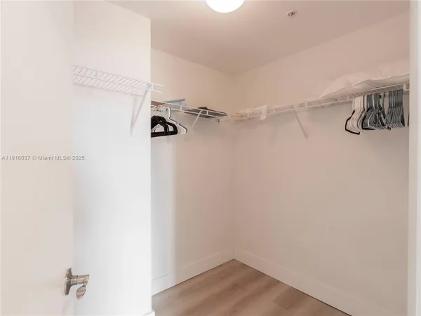 a view of walk in closet