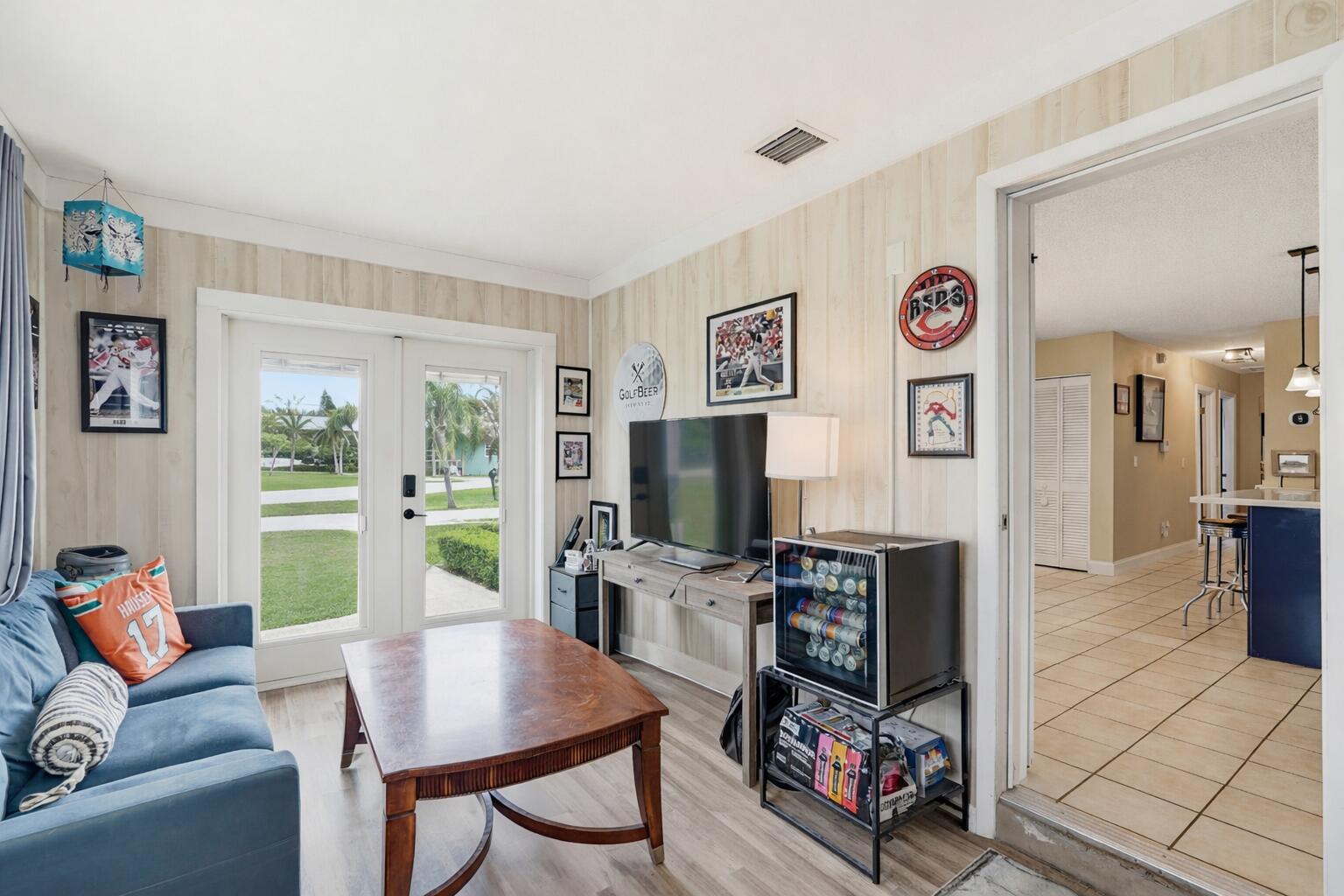 1864 Southeast Lafayette Street Stuart, FL 34997 - Photo 24 of 37 Spacious living room with kitchen view