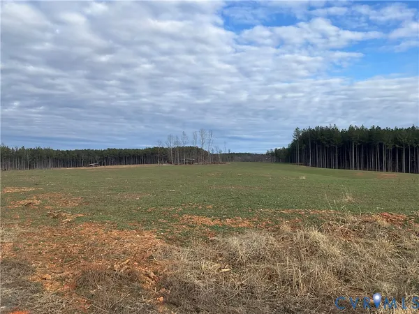 a view of a lake from a yard