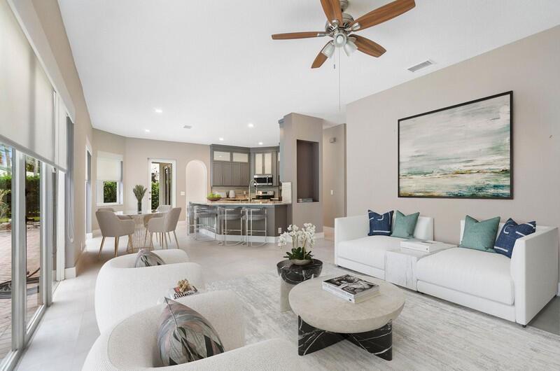1650 Southwest 2nd Avenue Boca Raton, FL 33432 - Photo 6 of 16 a living room with furniture and kitchen view