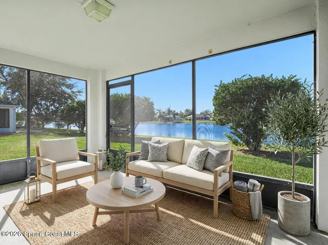 a view of a patio with couches and a table