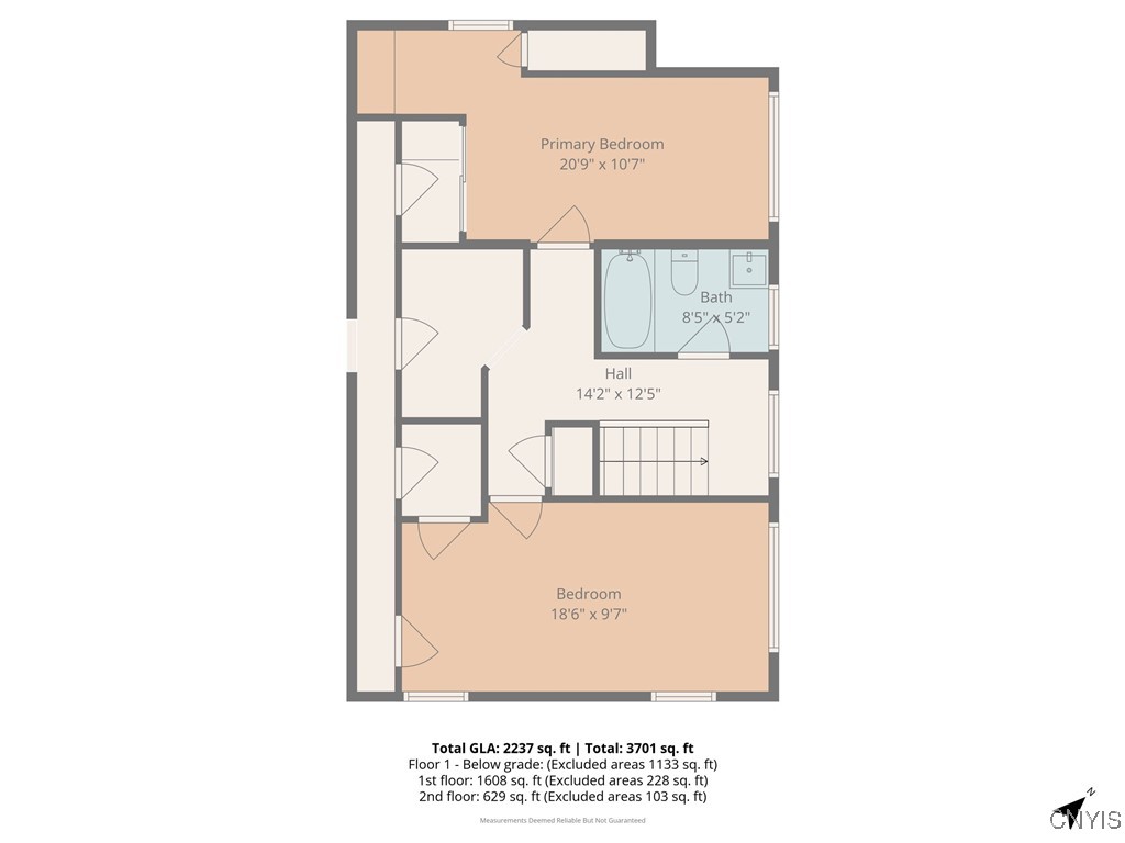 5000 West Genesee Street Camillus, NY 13031 - Photo 48 of 50 Upper Level Floor Plan