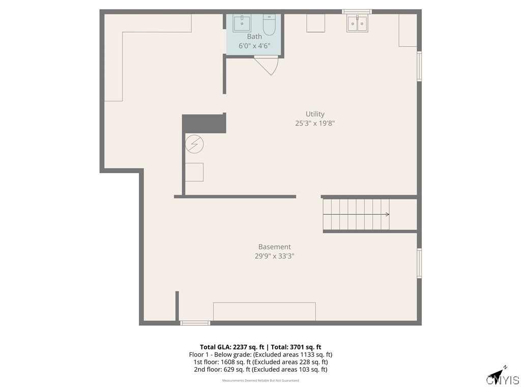 5000 West Genesee Street Camillus, NY 13031 - Photo 46 of 47 Basement Floor Plan
