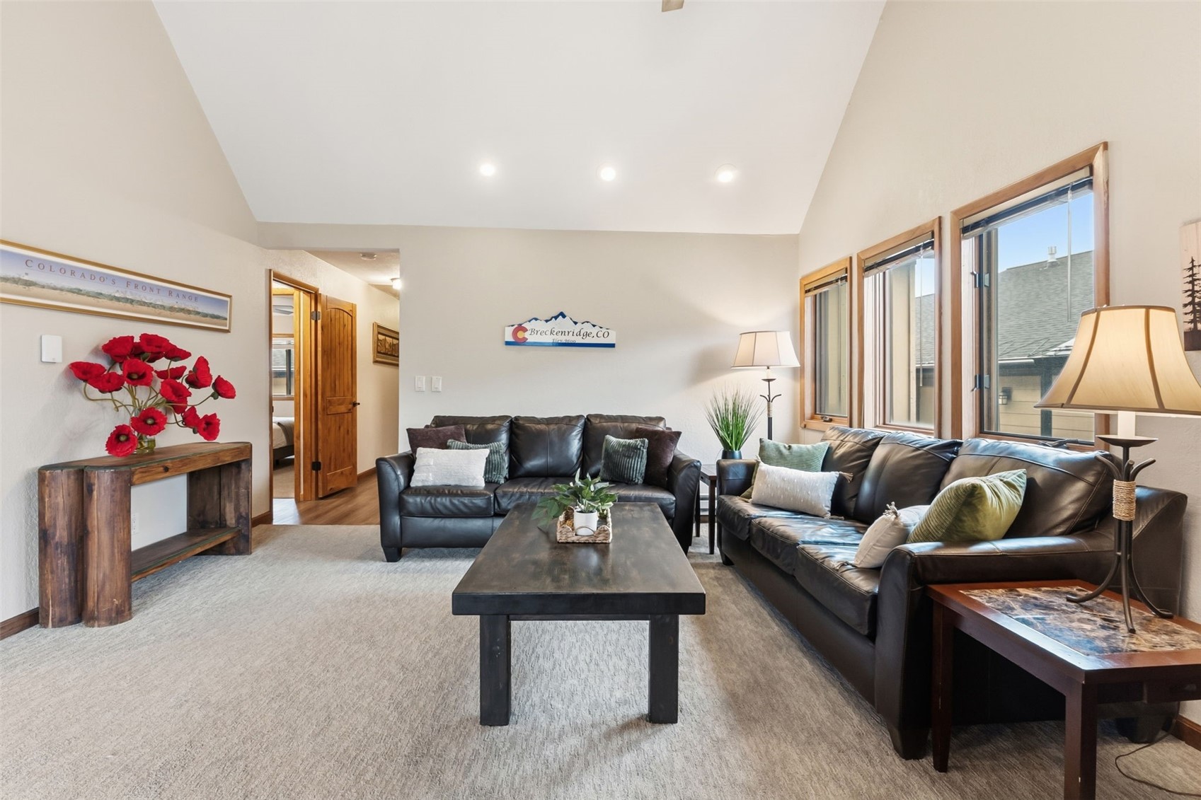 325 Four Oclock Road, Unit C301 Breckenridge, CO 80424 - Photo 6 of 26 a living room with furniture and a couch