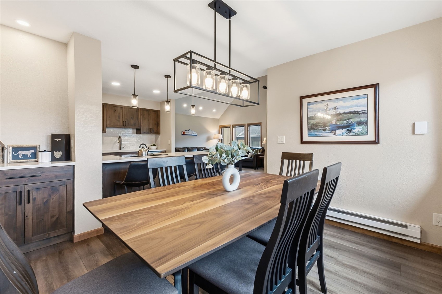325 Four Oclock Road, Unit C301 Breckenridge, CO 80424 - Photo 8 of 26 a dining room with furniture and window