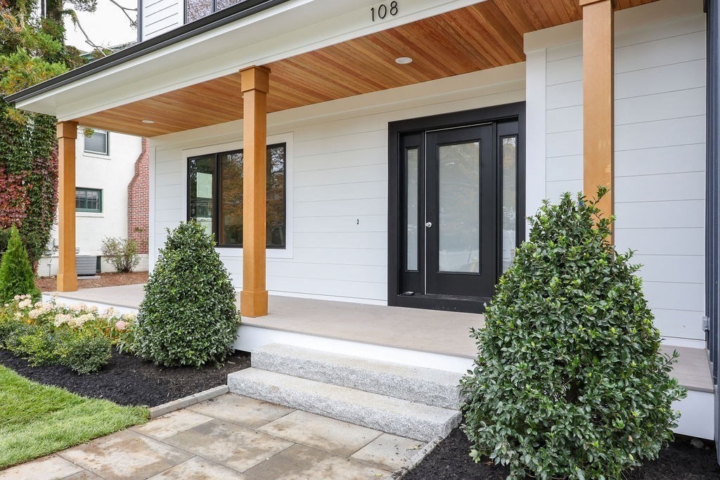 108 Bradford Street Needham, MA 02492 - Photo 3 of 42 front view of a house