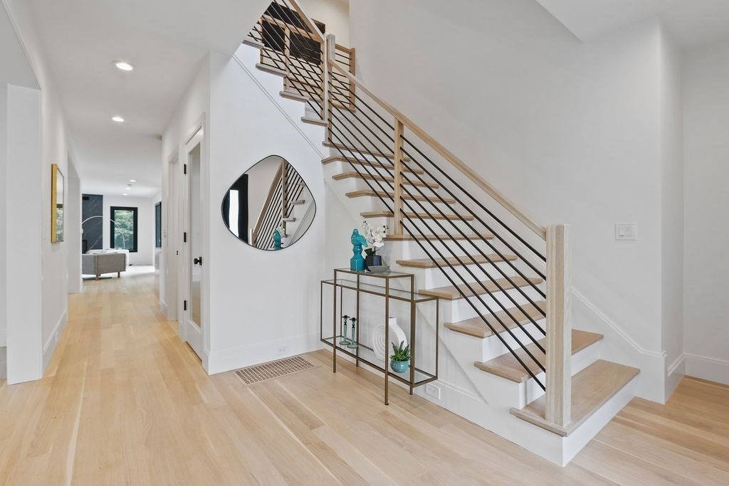 108 Bradford Street Needham, MA 02492 - Photo 4 of 42 a view of a hallway with entryway